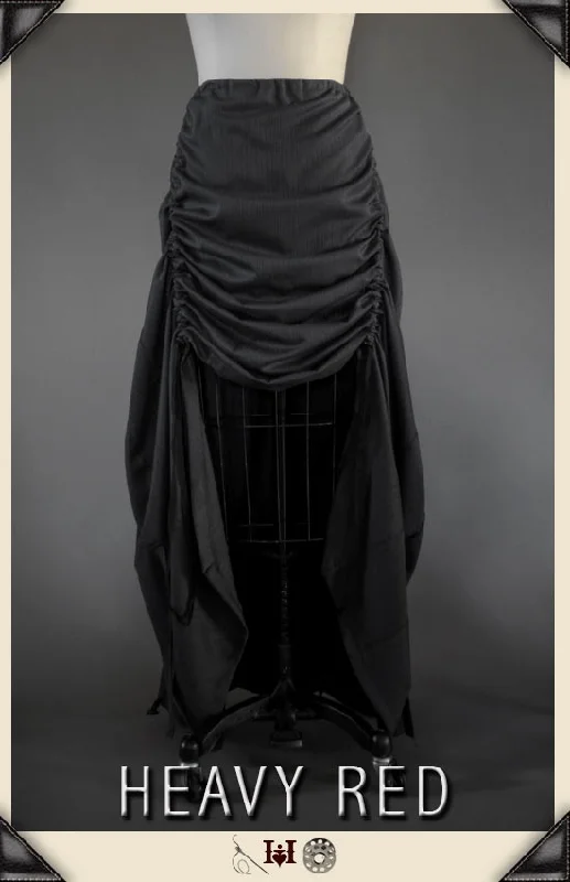 Sophisticate's Suiting Cinch Skirt leather skirt bold