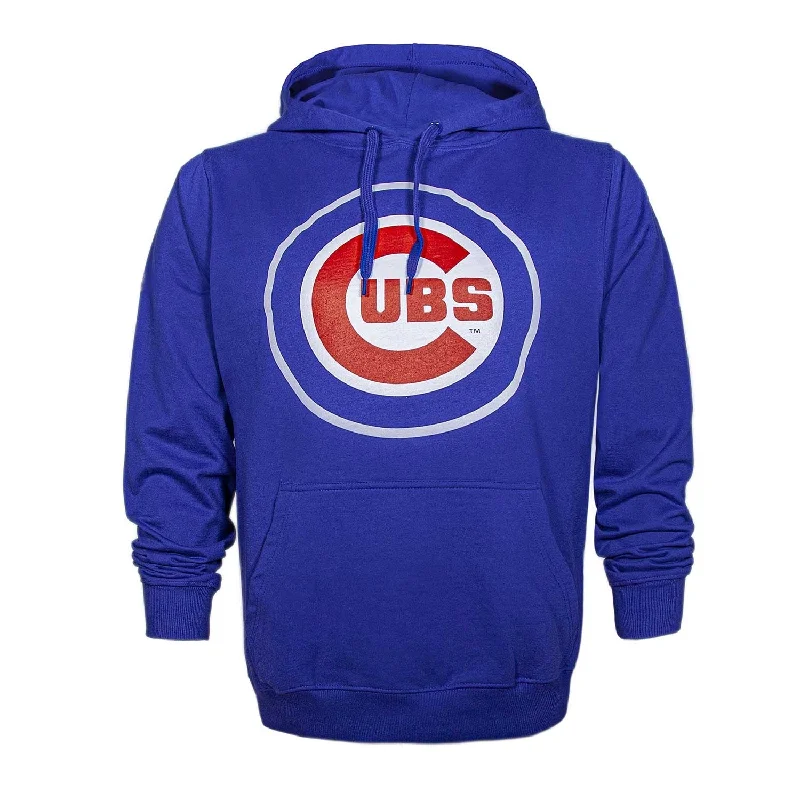 Stitches Chicago Cubs Hoodie Blue adult Hoodie with Mesh Breathable Sporty