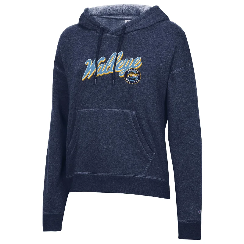 Toledo Walleye Morse Triumph Hooded Sweatshirt Hoodie with Contrast Stitching Detailed Premium