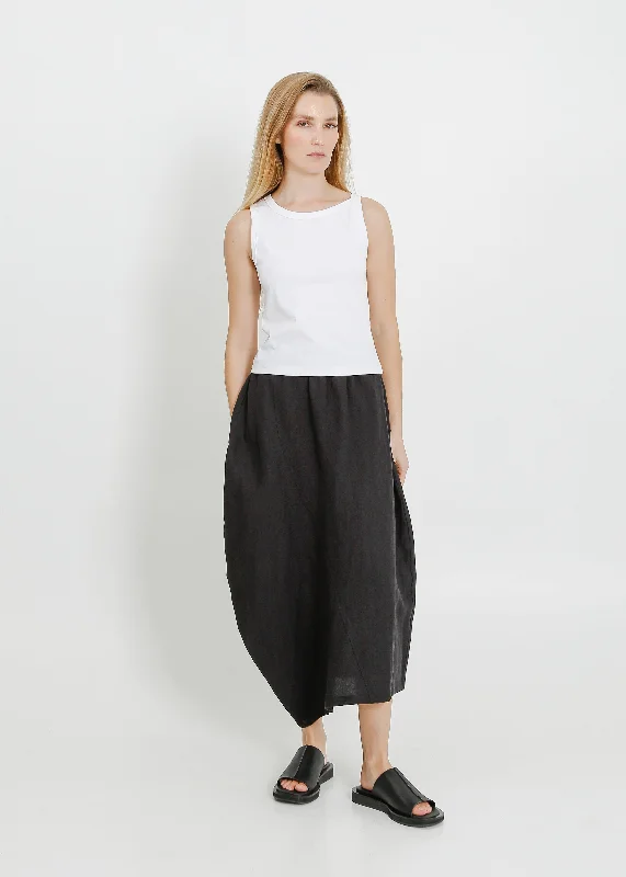 VIENNA SKIRT / BLACK cashmere skirt soft