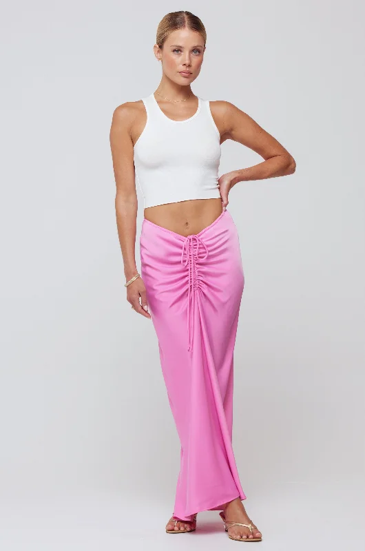 Ziggy Skirt in Dragon Fruit lightweight skirt design