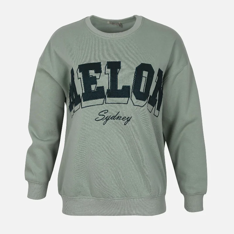 LADIES FLEECE SWEATERSHIRT Knit Fabric Woven Fabric Fleece Fabric
